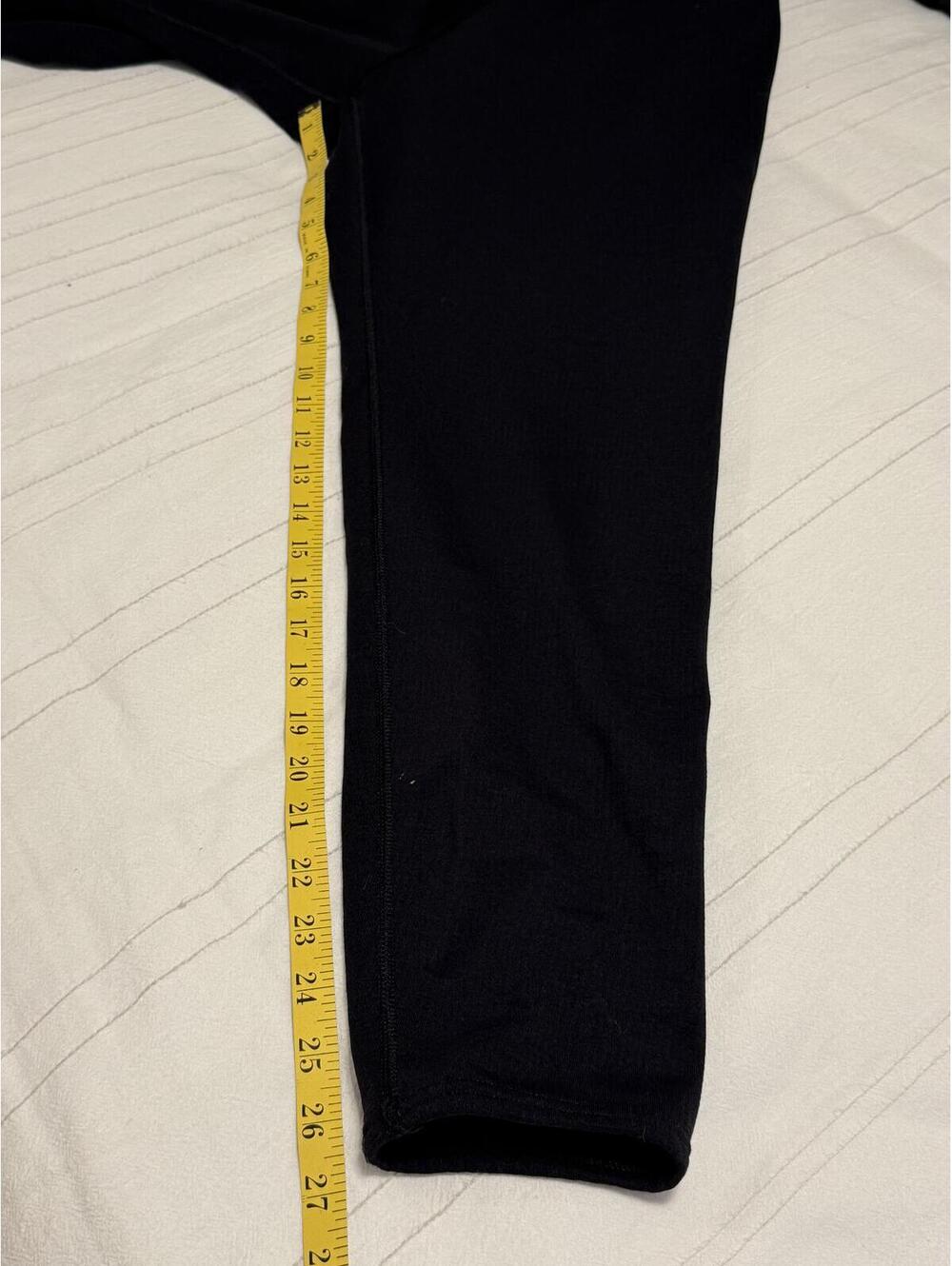 Vintage Patagonia Synchilla Fleece Pants Women's Large Black Made in USA 90s - Picture 6 of 6